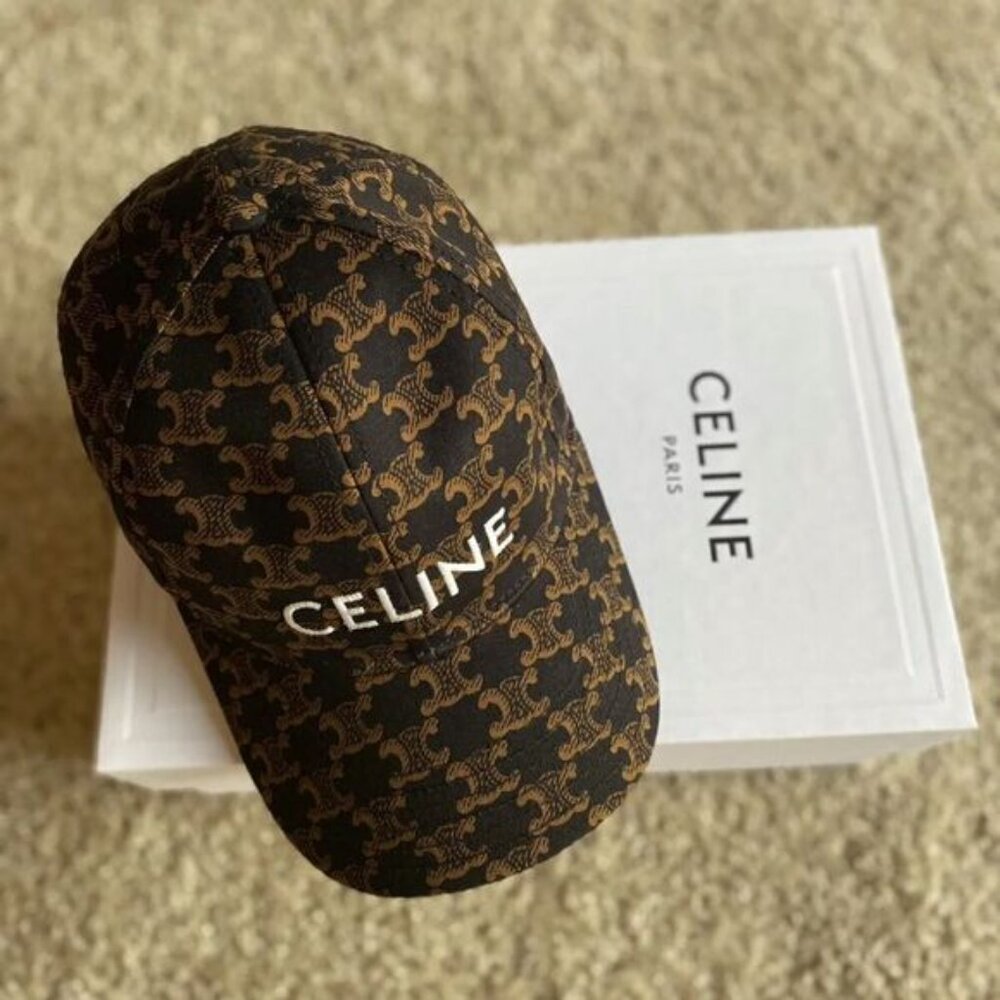 CELINE Deep Brown baseball cap